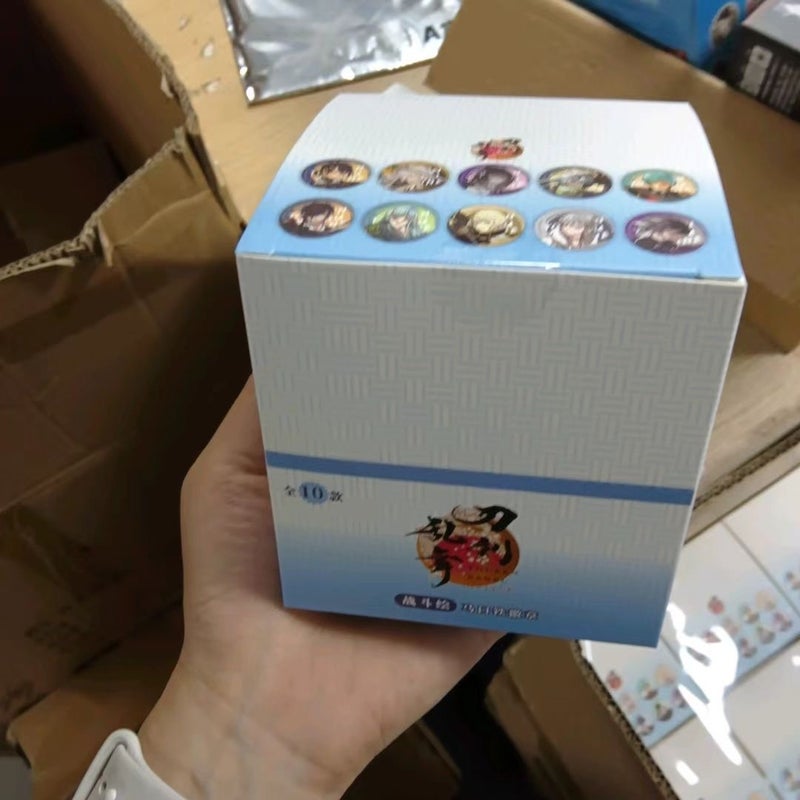 [Genuine Official Valley] Cute Animation Second-Dimensional Whispering Blue Prison Fifth-Class Blind Box Blind Chest Badge - Image 1